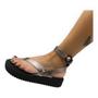 Imagem de Sandalia Moleca 5489.105 Papete Flatform Sola Alta Dedo Leve Feminino