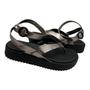 Imagem de Sandalia Moleca 5489.105 Papete Flatform Sola Alta Dedo Leve Feminino