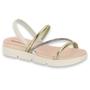 Imagem de Sandalia Papete Beira Rio Original Feminino Sandalia Rasteira Strass Flatform Elegante Casual Lancamento Conforto