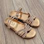 Imagem de Sandalia papete cl flat 2 em 1 com tira em strass - bk2036