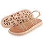 Imagem de Sandália papete Confort feminina flat moda com brilho JDK392