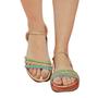 Imagem de Sandalia papete feminina cl flat com 3 cores - bk314