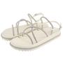 Imagem de Sandália Papete  Feminina Flatform Brilho Strass