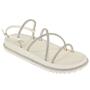 Imagem de Sandália Papete  Feminina Flatform Brilho Strass