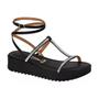 Sandalia Papete Feminina Plataforma Com Strass Alta 6492.316 - VIZZANO Imagem de Sandalia Papete Feminina Plataforma Com Strass Alta 6492.316