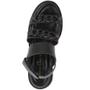 Sandália papéte feminina tratorada plataforma estilo blogueira tiras branca confortável - Angela Shoes Imagem de Sandália papéte feminina tratorada plataforma estilo blogueira tiras branca confortável