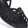 Imagem de Sandalia piccadilly 508053 01  preto feminino