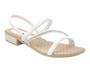 Imagem de Sandalia Piccadilly Feminina Salto Baixo 590022 Branco