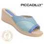 Imagem de Sandalia Piccadilly Original Feminina Joanete Anabela Plataforma Esporao Fascite Plantar Slide Casual Conforto