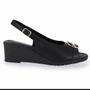 Imagem de Sandália Piccadilly Sling Back Carla Anabela - Preto