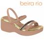 Imagem de Sandalia Plataforma Beira Rio Original Sandalia De Salto Strass Conforto Elastico Dia A Dia Casual Lancamento