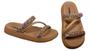 Imagem de Sandalia Rasteira Flat Moleca Tira Com Strass Casual