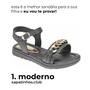 Imagem de Sandalia Rasteira Infantil Menina Casual - KIT 2 PARES Tam 23 ao 34