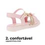Imagem de Sandalia Rasteira Infantil Menina Casual - KIT 2 PARES Tam 23 ao 34