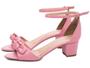 Imagem de Sandalia Salto 5,5cm  40 a 43  Glamour com + Estilo  Rosa