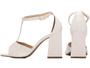 Imagem de Sandalia Salto 9cm  Vc com Estilo e Glamour Unicos  Off White