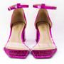 Imagem de Sandália salto bloco pink confort tendência 2022 valle shoes