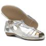 Imagem de Sandalia Sapatilha Feminino Top Franca Shoes Moleca Prata