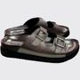 Imagem de Sandália Slide Feminina Flatform Papete Tiras Moleca 5500.105.27054