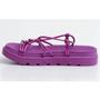 Imagem de Sandália Vizzano Flatform Metalizada Amarração - Roxo