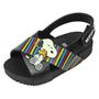 Sandália Zaxy Snoopy Baby - Preto - Glamour Pink Imagem de Sandália Zaxy Snoopy Baby - Preto