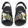 Sandália Zaxy Snoopy Baby - Preto - Glamour Pink Imagem de Sandália Zaxy Snoopy Baby - Preto