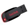 Imagem de Sandisk Pen drive USB Cruzer Blade, 64 GB, preto/vermelho