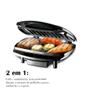 Imagem de Sanduicheira Chapa Grill Mondial Max Grill Inox Premium 2 em 1, 110V, Preto, 1200W - G-07