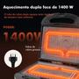 Imagem de Sanduicheira Duplo Aquecimento Antiaderente 1400W 127V