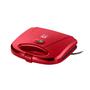 Imagem de Sanduicheira e Minigrill Chapa Antiaderente Dupla Ondulada 220v 750w Vermelha Multilaser - CE149
