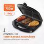 Imagem de Sanduicheira Elétrica Antiaderente 110v - Lanches Rápidos e Deliciosos