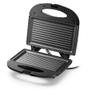 Imagem de Sanduicheira Elétrica Grill Antiaderente Mini Grill Gourmet 750W Chapa Dupla 2 Porções