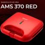 Imagem de Sanduicheira Grill antiaderente 750 watts - AMS 370 RED - Amvox