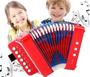 Imagem de Sanfona Musical Infantil Acordeon Divertido 7 Teclas 3 Baixos