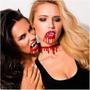 Imagem de Sangue falso halloween vampiro, drácula, zumbi  - loja do abençoado