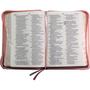 Imagem de Santa Bíblia Letra Grande em Espanhol Zíper índice Lateral Concordância Palavras de Jesus em vermelho Reina Valera