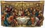 Imagem de Santa Ceia Placa Religiosa de Bancada Ultima Ceia 41,5x14x22,5cm