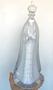 Imagem de Santa Nossa Senhora de Fátima em Cristal Murano Branca M