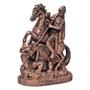 Imagem de São Jorge Cavalo Guerreiro Estátua Decoração Resina Bronze