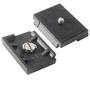 Imagem de Sapata  41x52mm Base Retangular 200PL Engate Encaixe Rápido para tripé  tripod rosca 1/4 em Plástico