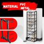 Imagem de Sapateira 10 Andares Vertical Grande Organizador de Sapatos Tênis Chinelos Multiuso Entrada Hall Quarto Closet Prática Resistente