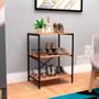 Imagem de Sapateira 3 Prateleiras Padova Preto Fosco Nature Artefamol