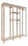 Imagem de Sapateira Com Porta Calçados 2 Cabideiros Multiuso Estilo Moderno