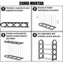 Imagem de Sapateira De 4 Andares Rosa Rack Organizadora Para Sapatos