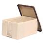 Imagem de Sapateira individual com visor e tampa caixa infantil - L 15cm x A 11cm x P 22cm - Kit c/ 3