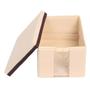 Imagem de Sapateira individual com visor e tampa caixa infantil - L 15cm x A 11cm x P 22cm - Kit c/ 3
