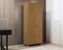Imagem de Sapateira Multiuso Com Prateleira Paris MDF Pé de Madeira Com 2 Portas Estilo Classico