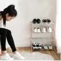 Imagem de Sapateira Organizador Vertical Inox Luxo 15 Pares 5 Prateleiras Sapato Estante Quarto Casa