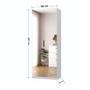 Imagem de Sapateira Sublime 2 Portas com Espelho 100% Mdf Linho - Mambel