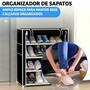 Imagem de Sapateira Vertical 4 Prateleiras Resistente Leve Pratico Top